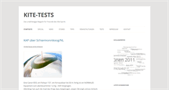 Desktop Screenshot of kite-tests.de