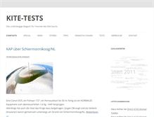 Tablet Screenshot of kite-tests.de